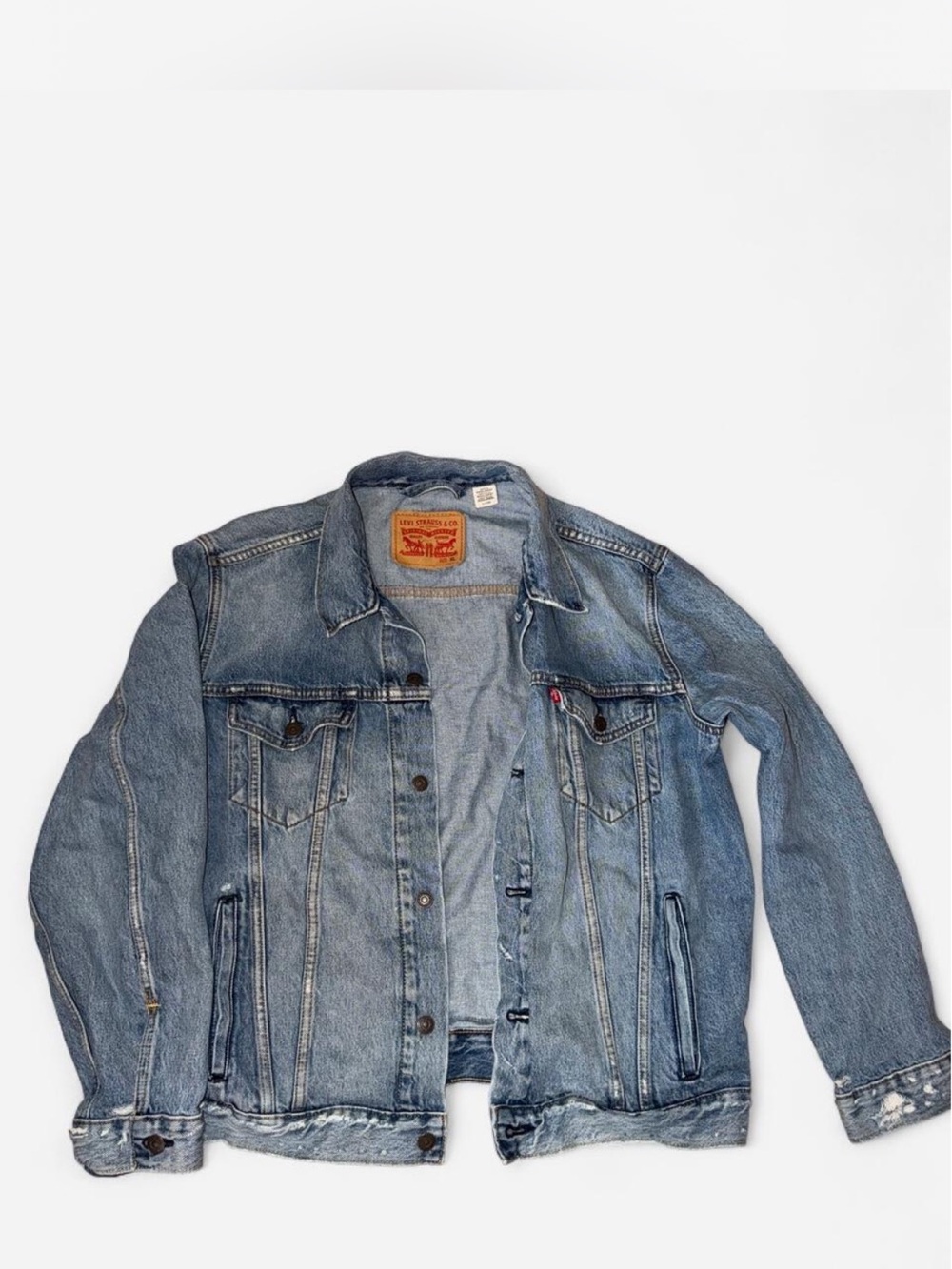 Levi's Light Wash Blue Denim Jacket - Men's Truck Style